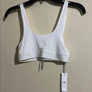 UGG White Sports Bra Intimates & Sleepwear